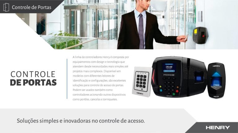 banner controle de portas